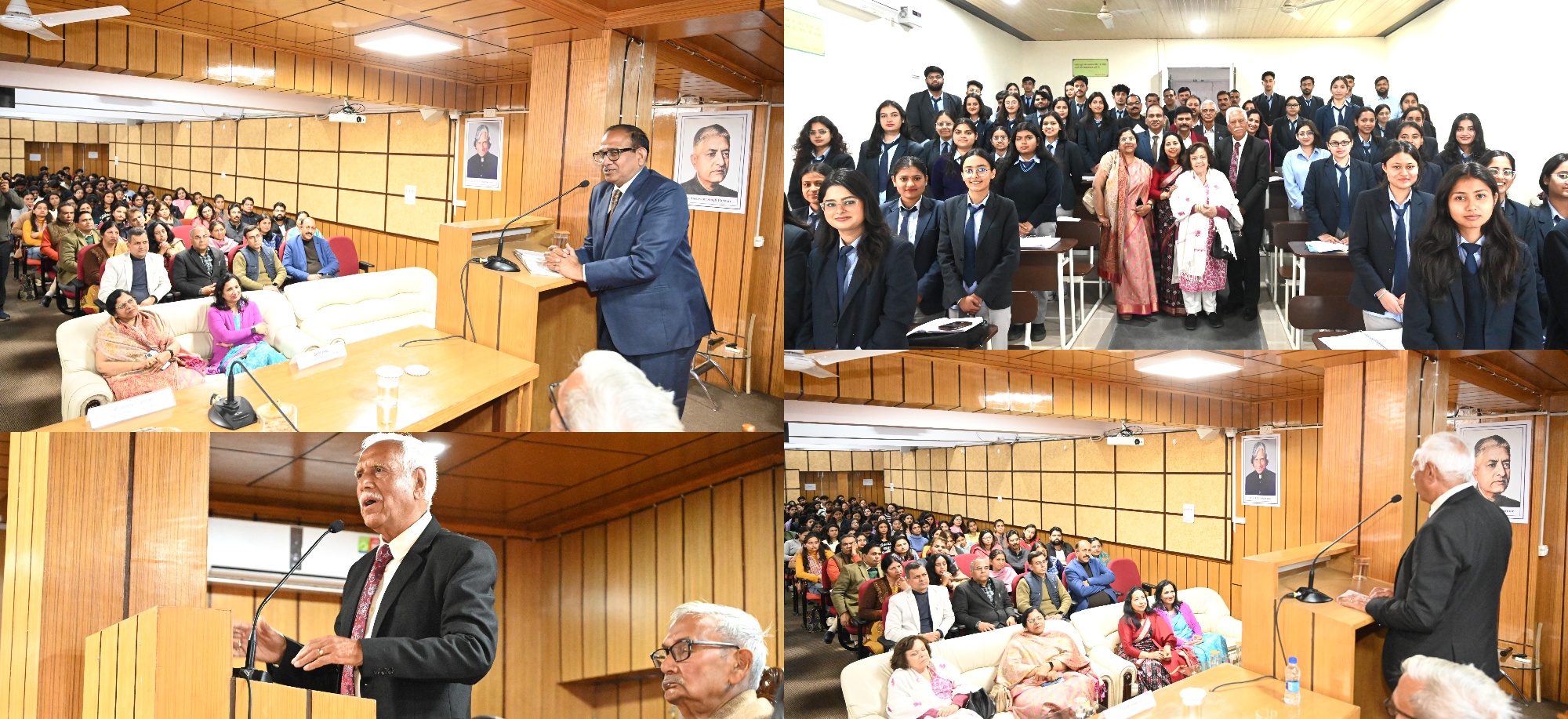 University campus panoramic view